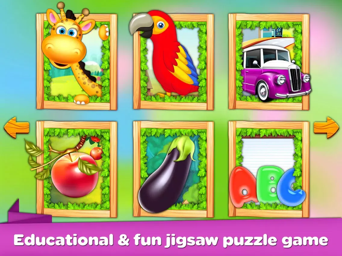 Baby Wooden Jigsaw Puzzle For Kids & Toddlers iPad  स्क्रीनशॉट