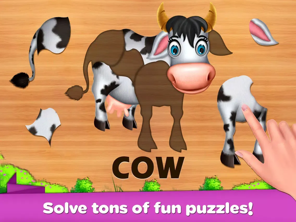 Baby Wooden Jigsaw Puzzle For Kids & Toddlers iPad  स्क्रीनशॉट