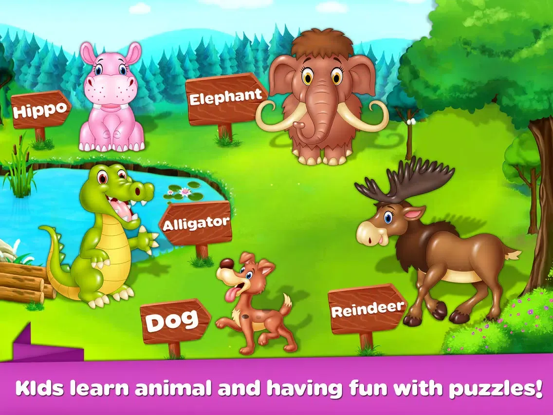 Baby Wooden Jigsaw Puzzle For Kids & Toddlers iPad  स्क्रीनशॉट