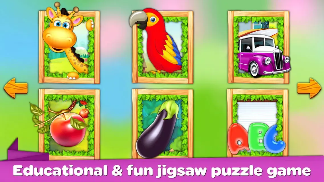 Baby Wooden Jigsaw Puzzle For Kids & Toddlers स्क्रीनशॉट