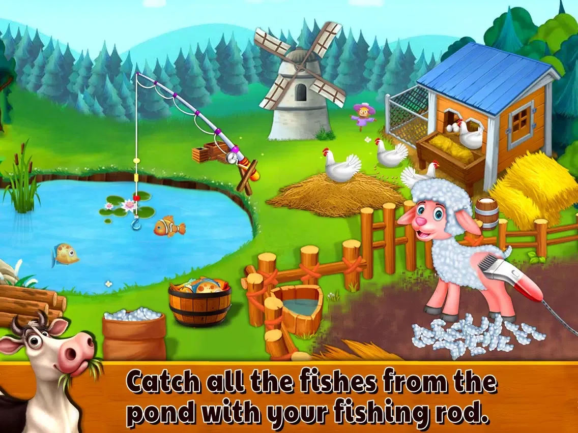 Capturas de pantalla de Adventure Cattle Farm For Kids iPad 