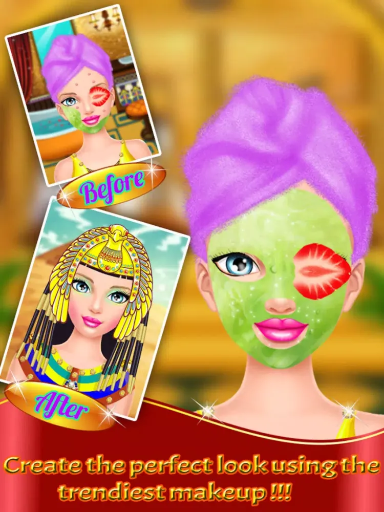 Ancient Egypt Makeup & Salon - Makeover Game iPad  Screenshots