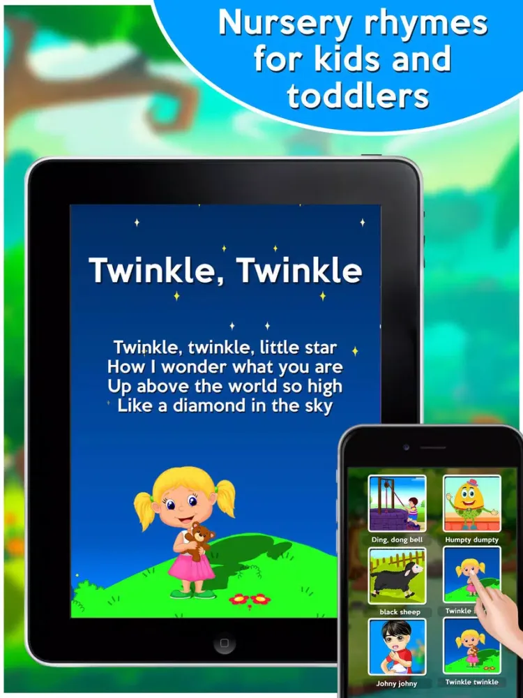 Capturas de pantalla de My Favourite Nursery Rhymes For Kids - Free Songs iPad 