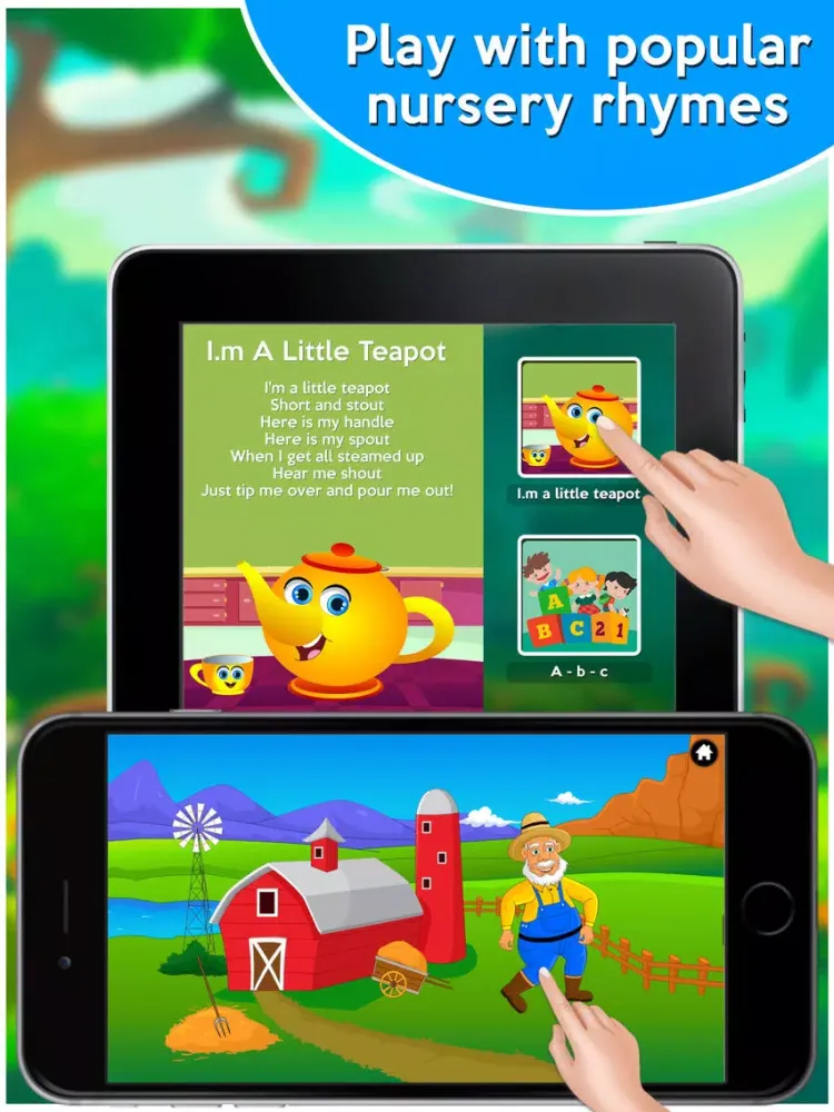 Capturas de pantalla de My Favourite Nursery Rhymes For Kids - Free Songs iPad 