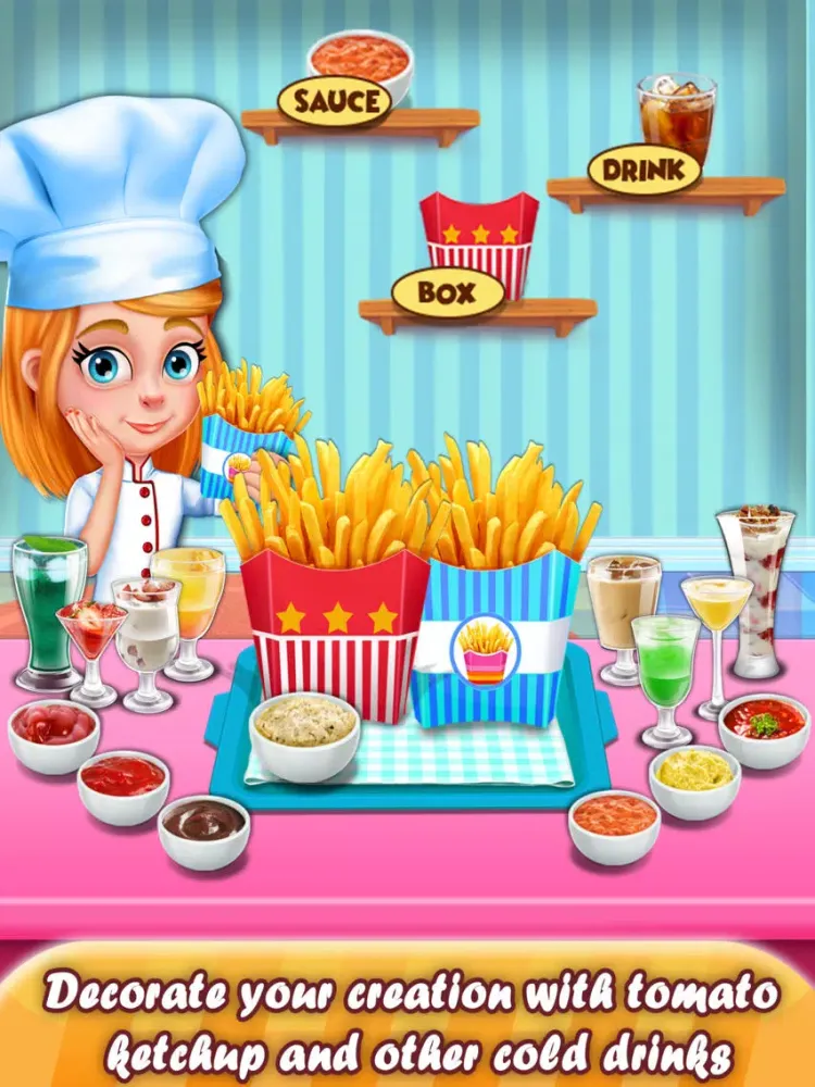تصاویر French Fries Food Fest Kids Cooking Game iPad 