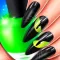 Halloween Princess Nail Art