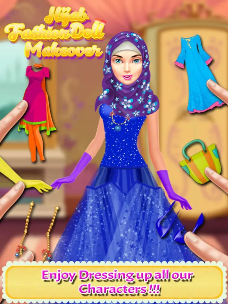 Captures d'écran de Hijab Wedding Salon - Makeover & Makeup Girls Game iPad 