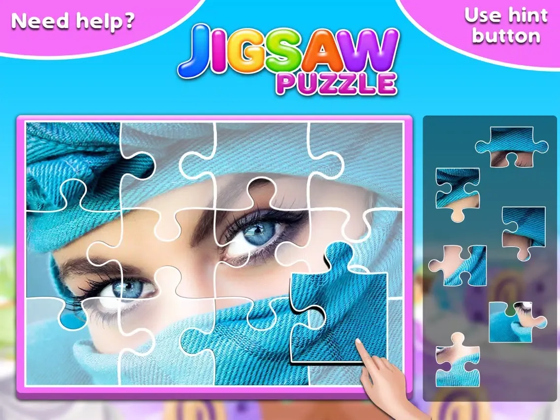 Скриншоты Hijab Girl Jigsaw Puzzle - Turkish Fun Family Game iPad 