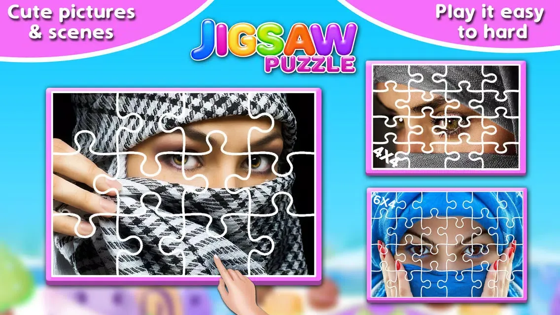 Скриншоты Hijab Girl Jigsaw Puzzle - Turkish Fun Family Game