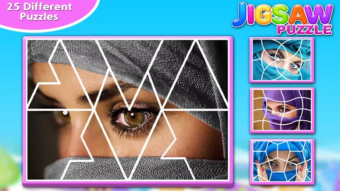 Скриншоты Hijab Girl Jigsaw Puzzle - Turkish Fun Family Game