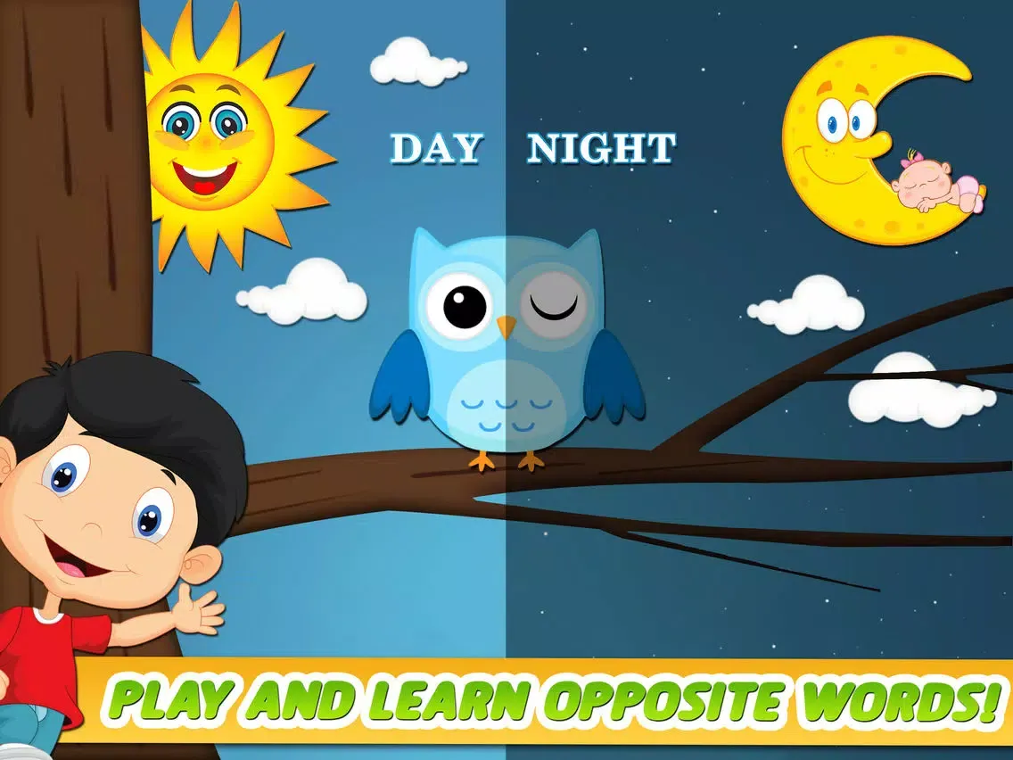 Kids Learn Opposite Words iPad 应用截图