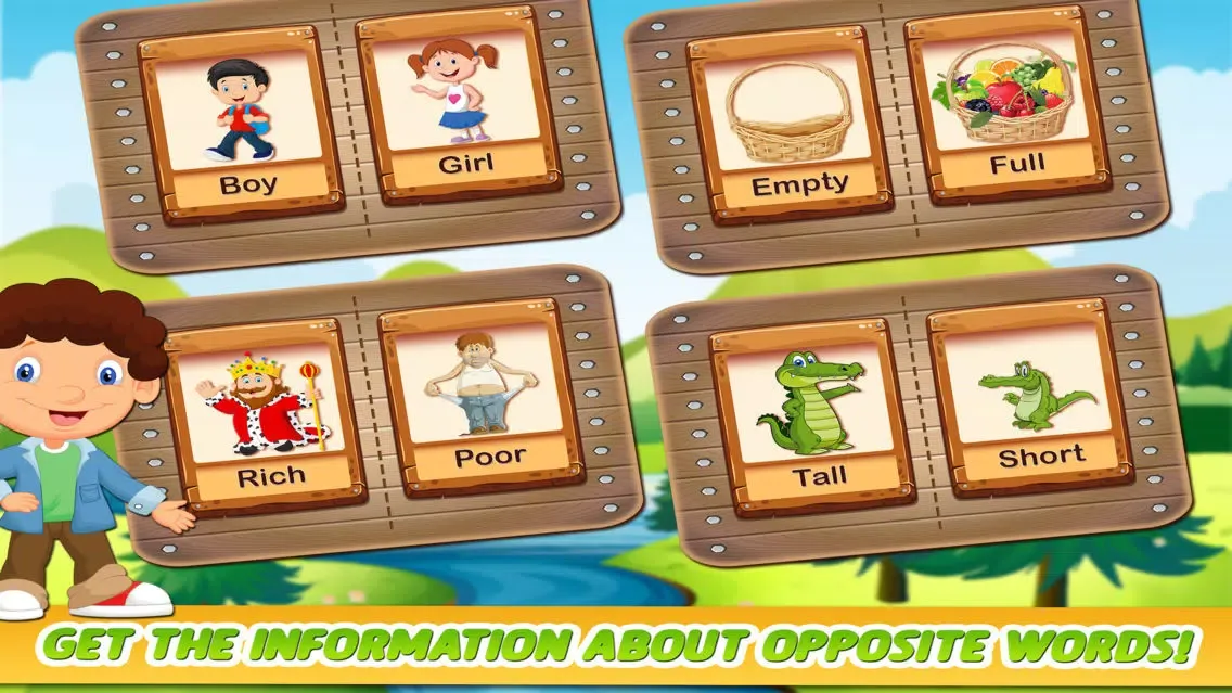 Kids Learn Opposite Words应用截图