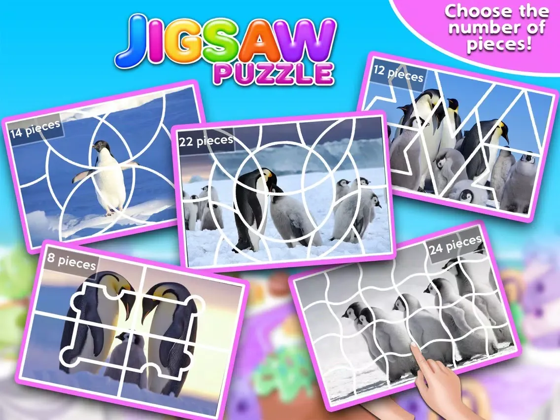 My Penguin Jigsaw Puzzle - Jigsaw Puzzle For Kids iPad 應用截圖