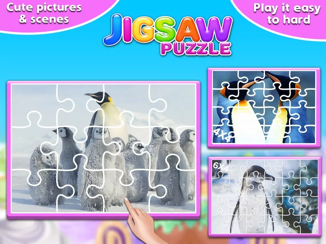 My Penguin Jigsaw Puzzle - Jigsaw Puzzle For Kids iPad 應用截圖