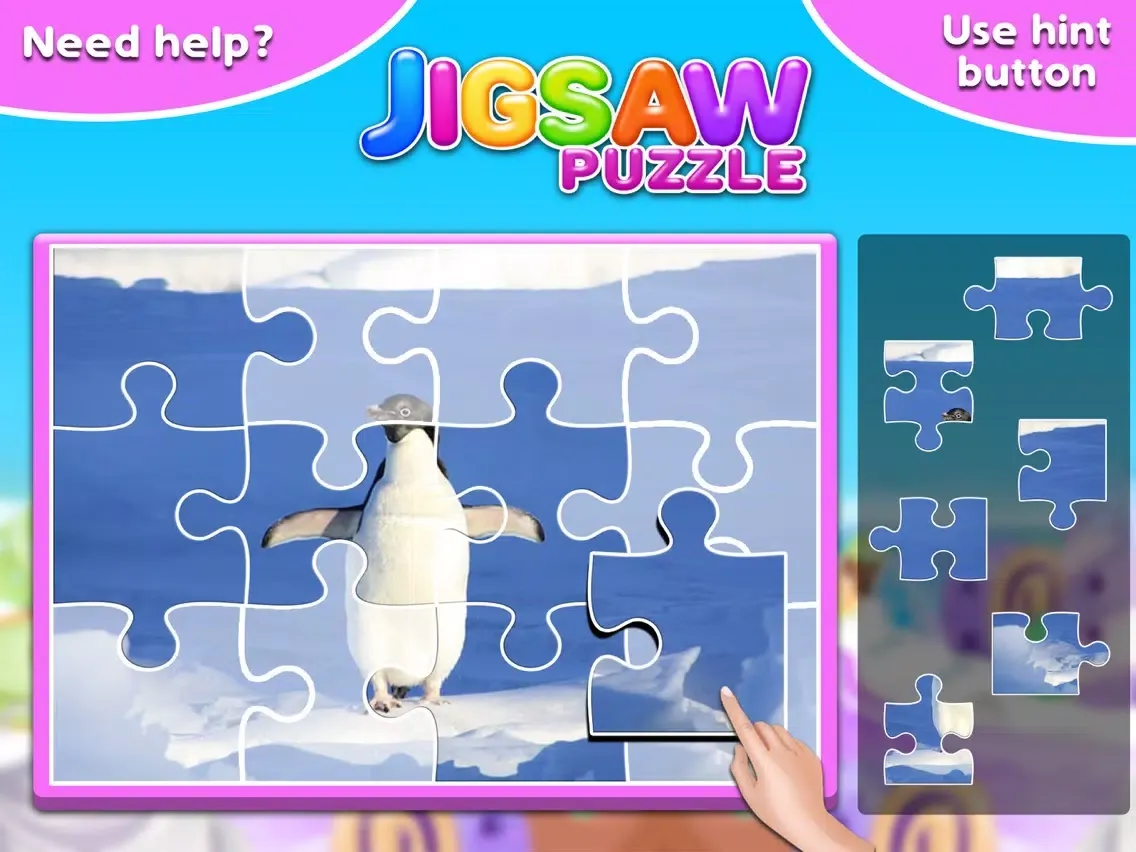 My Penguin Jigsaw Puzzle - Jigsaw Puzzle For Kids iPad 應用截圖