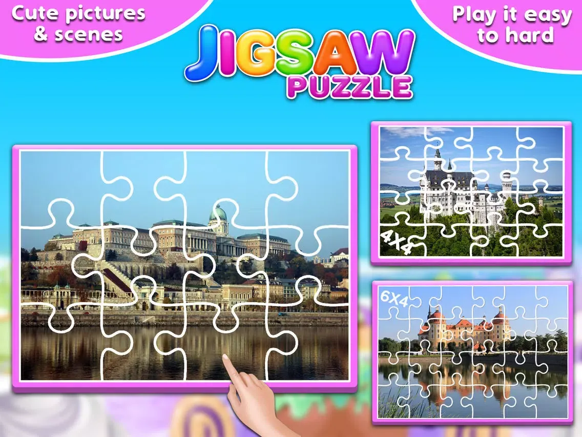 Tangkapan skrin Princess Castle Jigsaw Puzzle - Jiggy Puzzle Pack iPad 