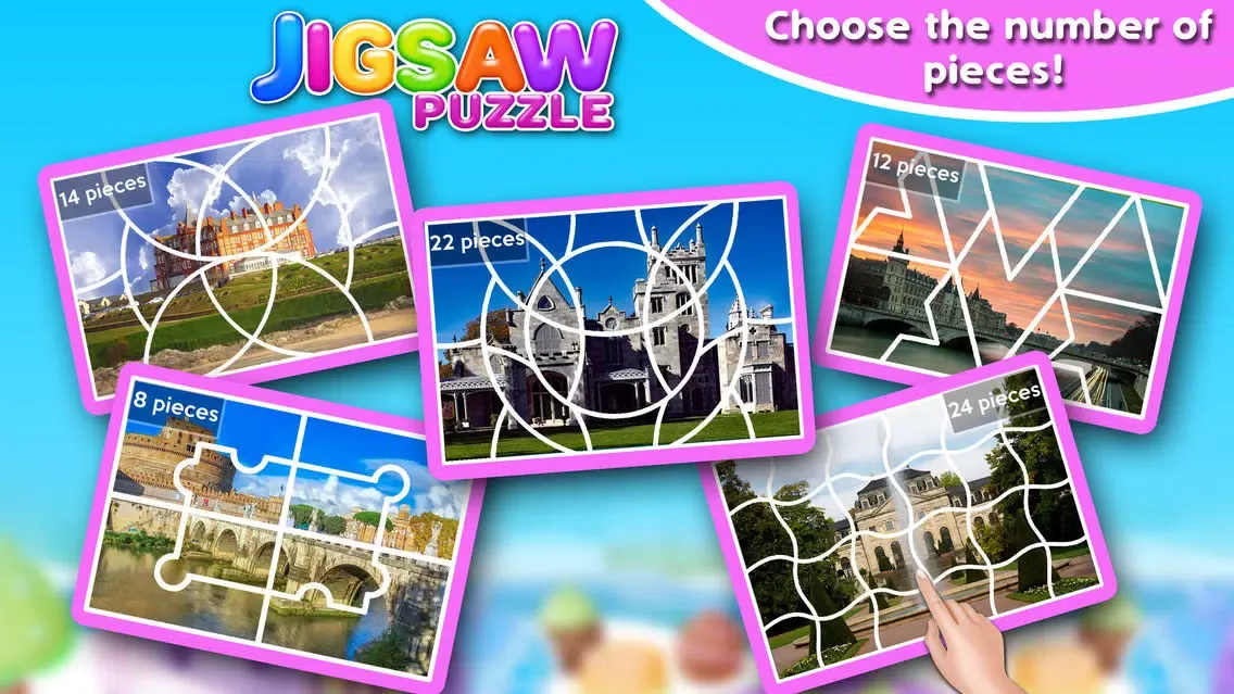 Tangkapan skrin Princess Castle Jigsaw Puzzle - Jiggy Puzzle Pack