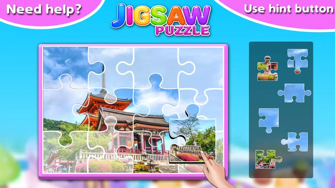 Tangkapan skrin Princess Castle Jigsaw Puzzle - Jiggy Puzzle Pack