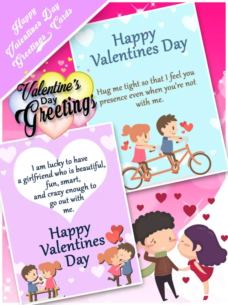 Valentine Day 2017 - Greetings Card Maker iPad  স্ক্রিনশট