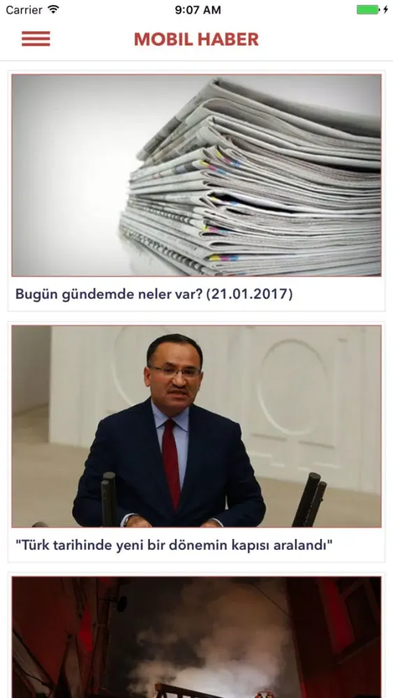 Tangkapan layar Mobil Haber - Reklamsız Haber - RSS Okuyucu