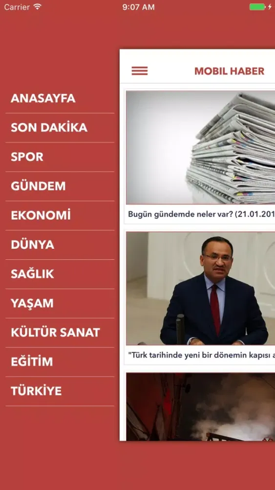 Tangkapan layar Mobil Haber - Reklamsız Haber - RSS Okuyucu