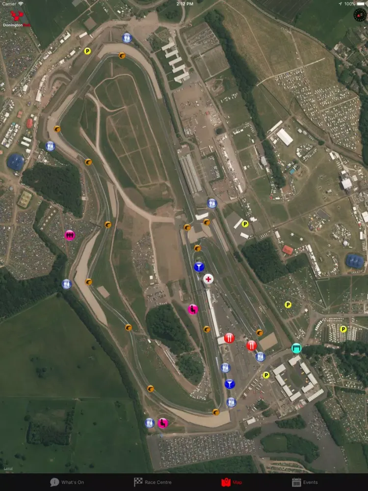 Zrzuty ekranu Donington Park LIVE! iPad 