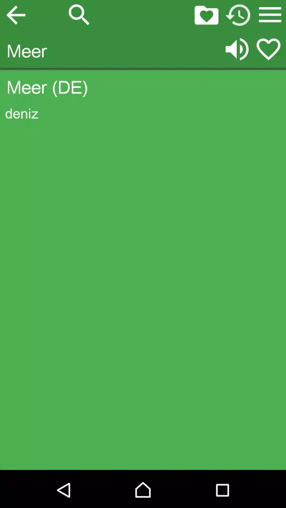 German Turkish Dictionary Screenshots