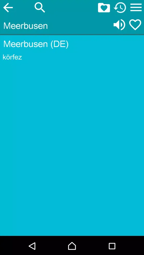 German Turkish Dictionary Screenshots