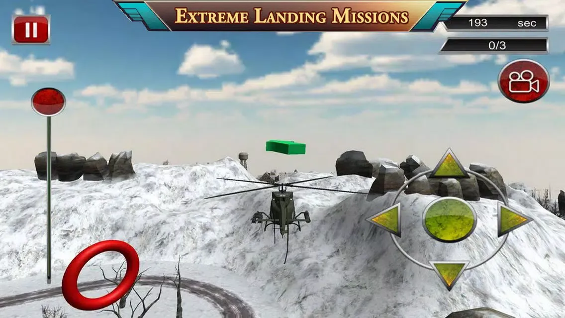 ภาพหน้าจอของ Army Helicopter: Fly Mission 3