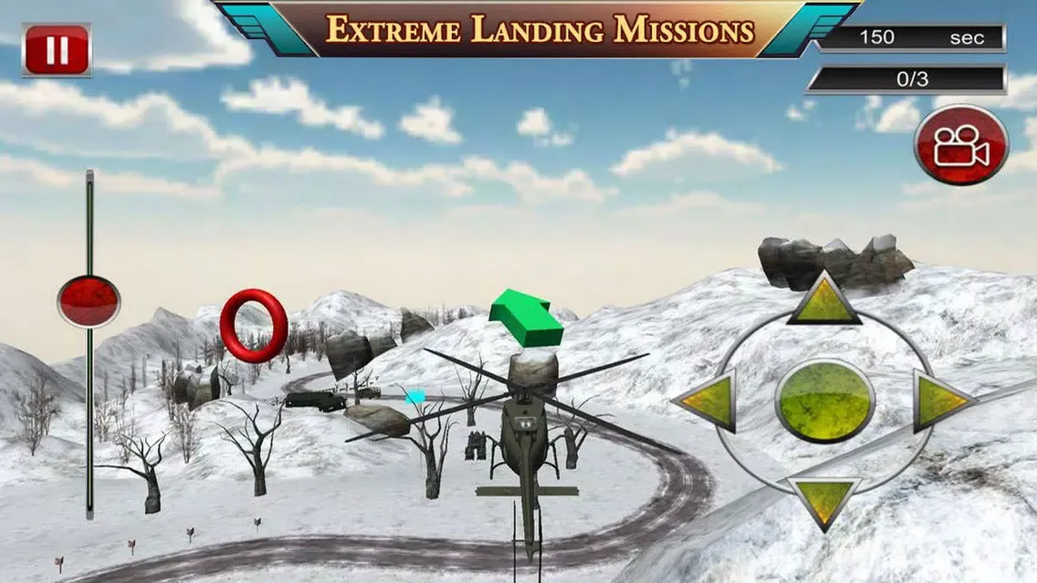 ภาพหน้าจอของ Army Helicopter: Fly Mission 3