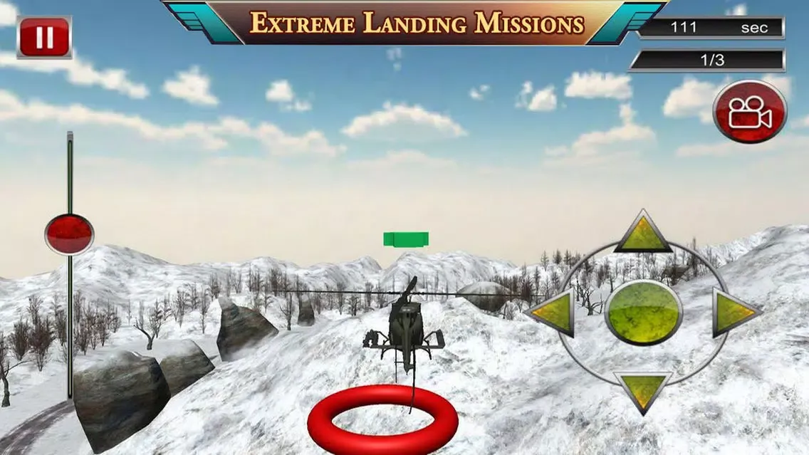 ภาพหน้าจอของ Army Helicopter: Fly Mission 3