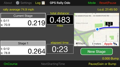 Скриншоты GPS Rally Odometer