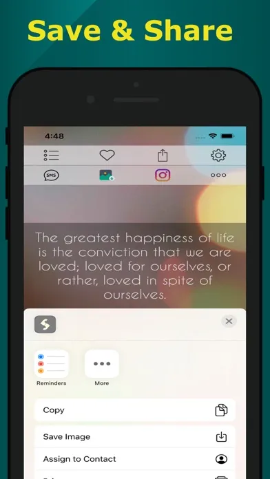 Tangkapan layar QuotePlus Quote Maker Creator