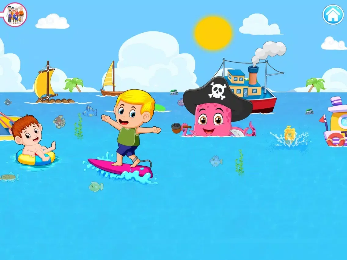 Mini Town: Beach iPad  Screenshots