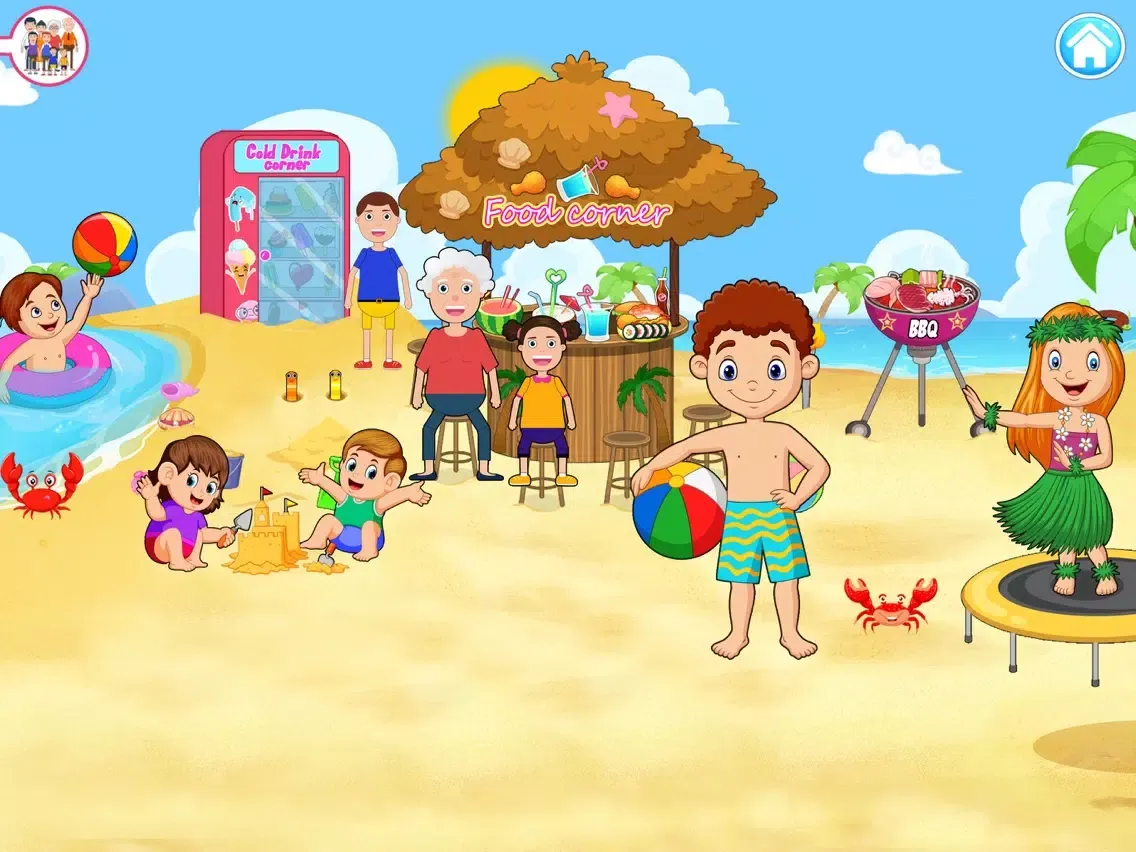 Mini Town: Beach iPad  Screenshots