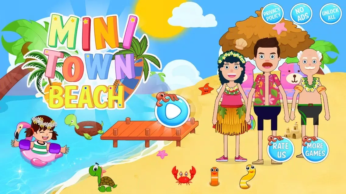 Mini Town: Beach Screenshots