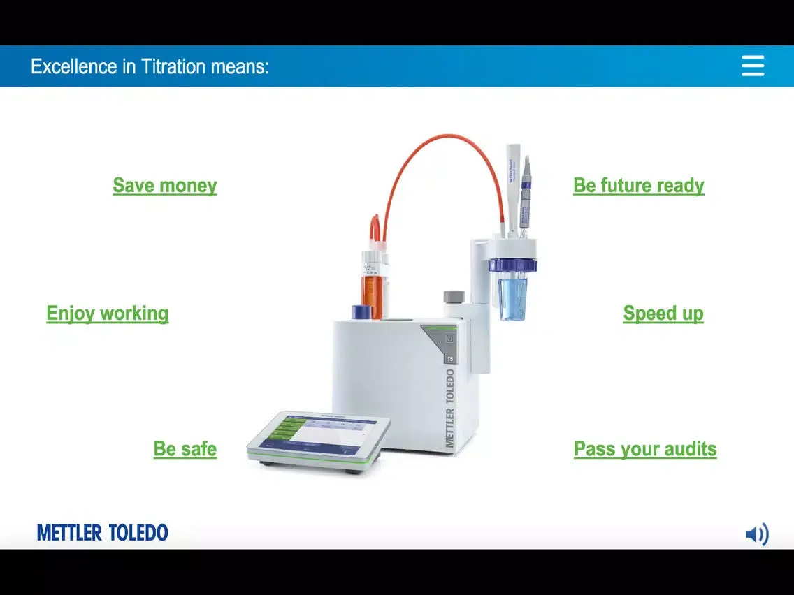 Tangkapan layar Titration Excellence Tour iPad 