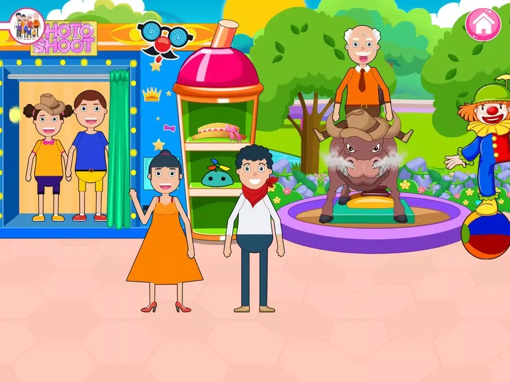 Tangkapan skrin Mini Town: Summer Theme Park iPad 