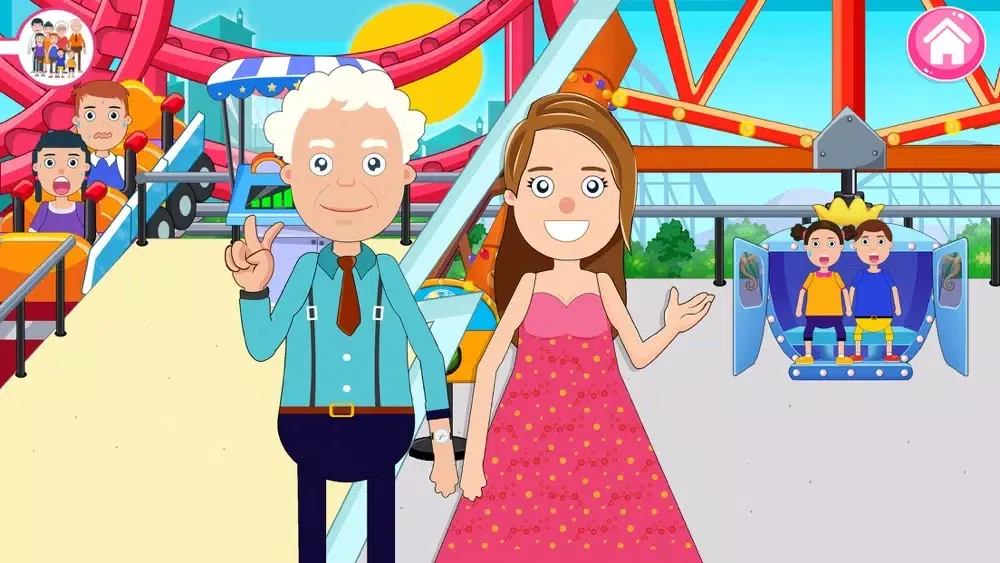 Tangkapan skrin Mini Town: Summer Theme Park