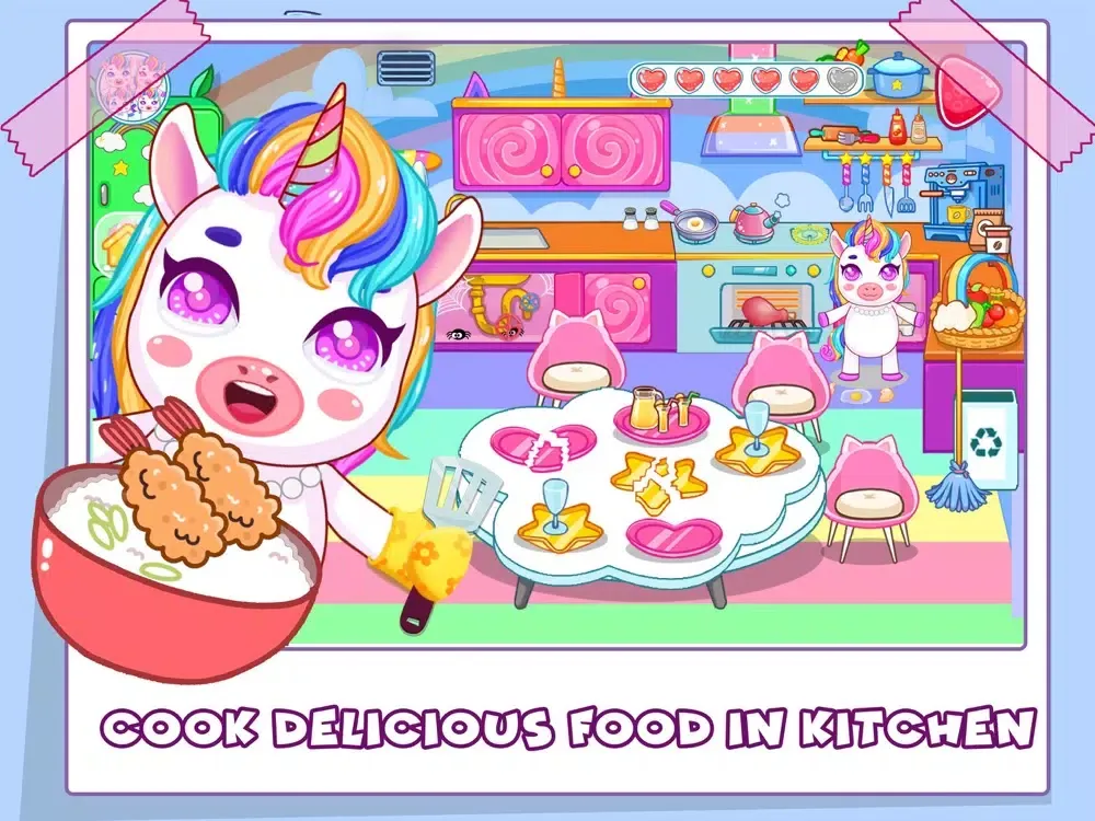 Zrzuty ekranu Mini Town: Unicorn Home iPad 