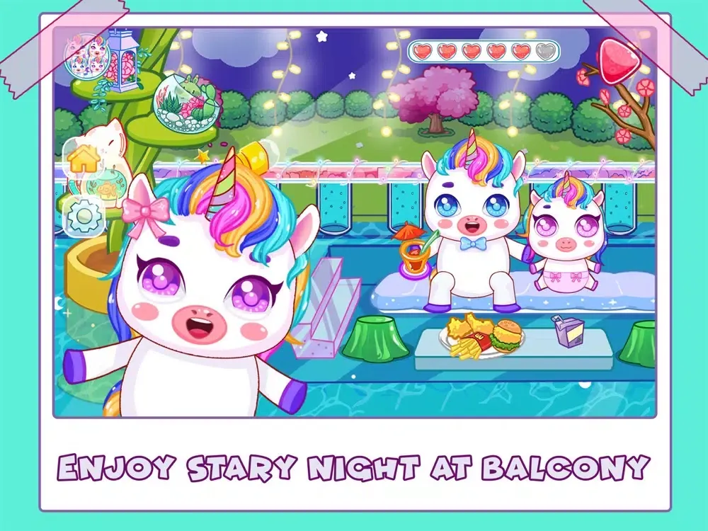 Zrzuty ekranu Mini Town: Unicorn Home iPad 