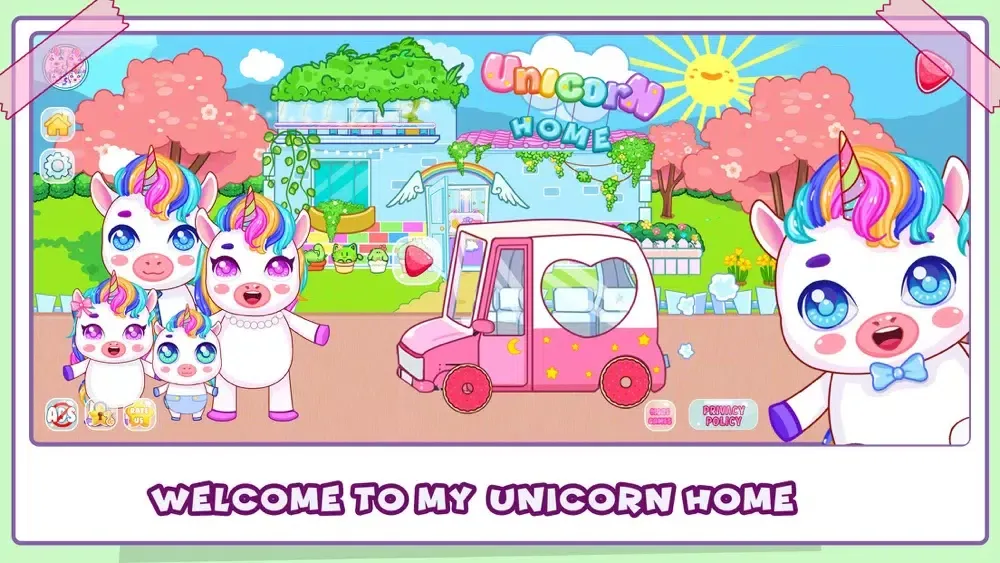 Zrzuty ekranu Mini Town: Unicorn Home