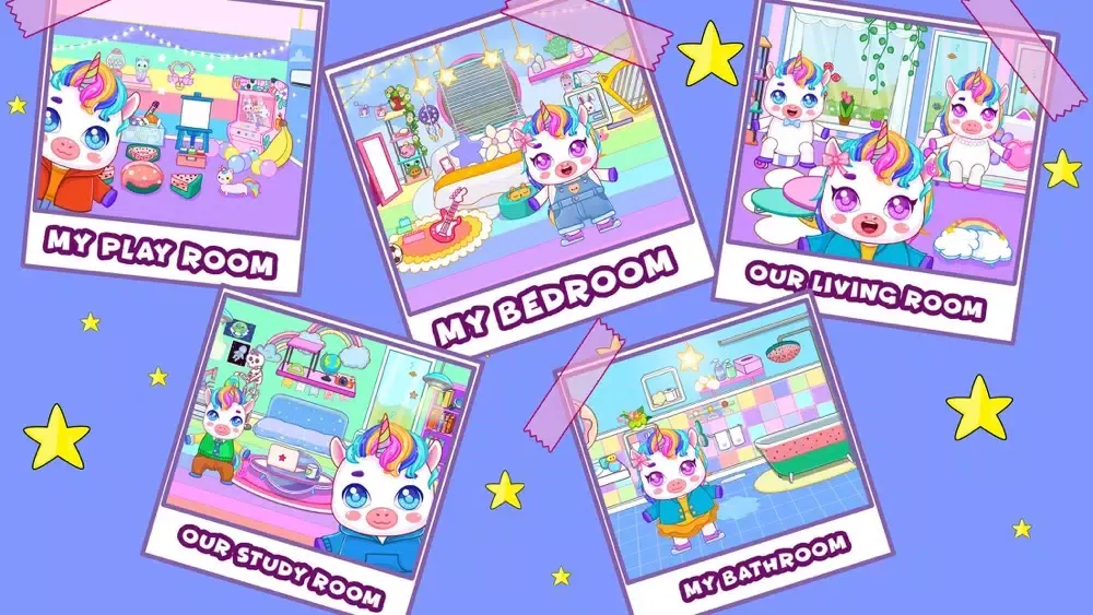 Zrzuty ekranu Mini Town: Unicorn Home