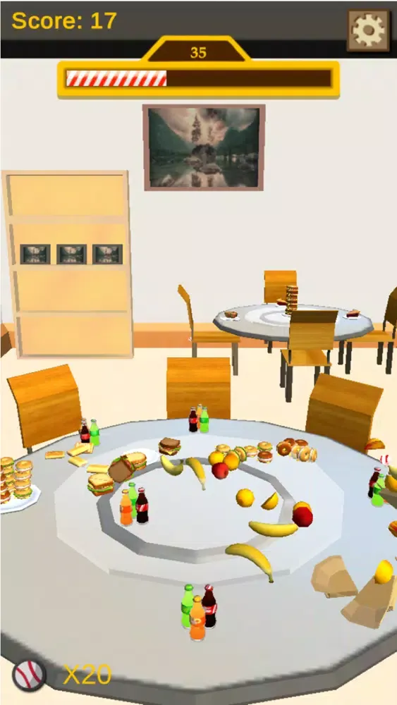 Dinner Destroy 3D স্ক্রিনশট