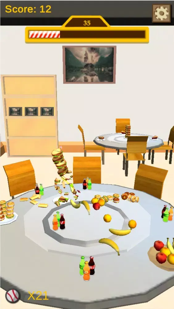 Dinner Destroy 3D স্ক্রিনশট