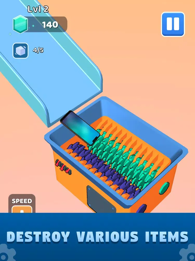 Tangkapan layar Shred Everything 3D iPad 
