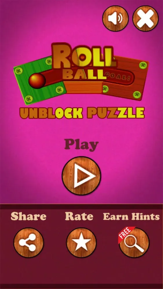 Tangkapan skrin Roll Ball Unblock Puzzle