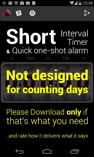 Large Countdown Timer Screenshots