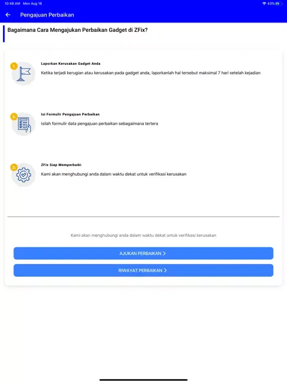 ZFix iPad  스크린샷