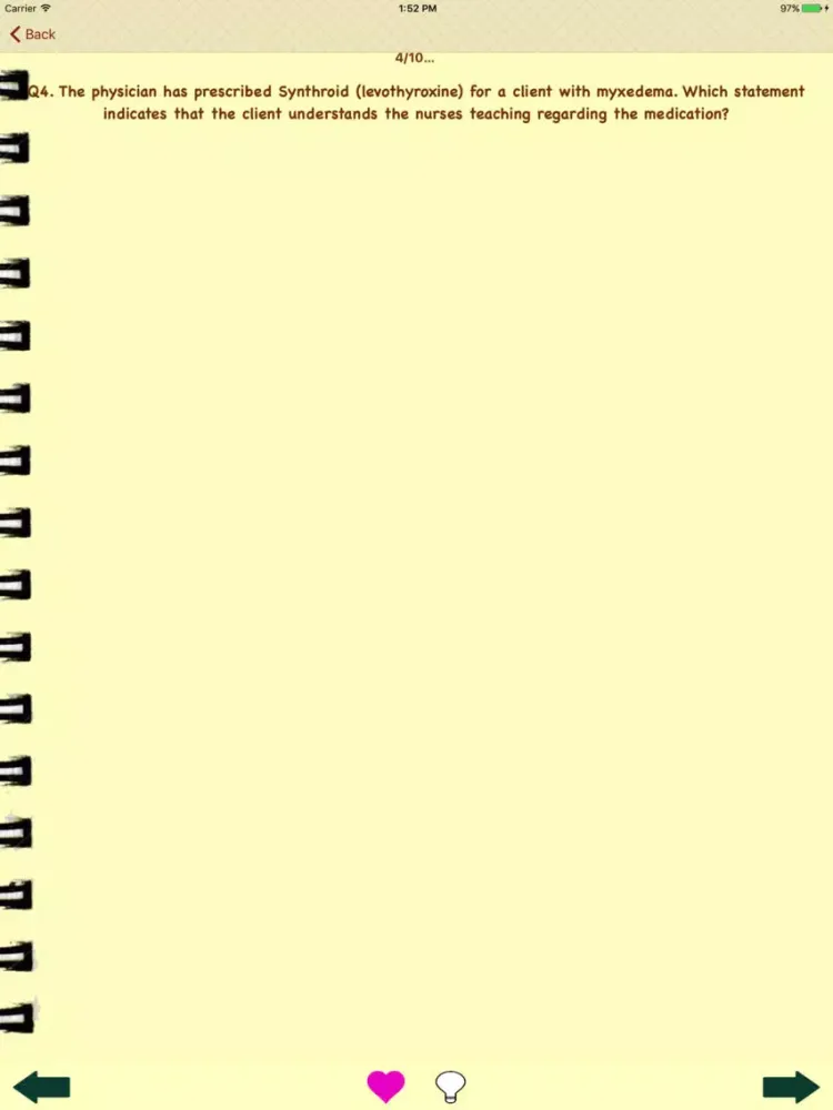 NCLEX-RN Flashcards iPad  Screenshots